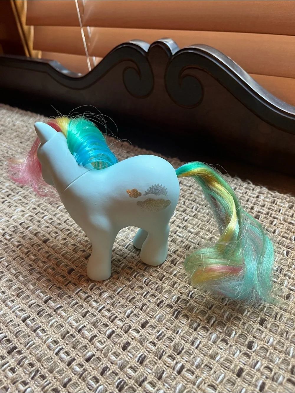 Vintage My Little Pony So Soft Best Wishes Glory Birthflower Sunlight Rainbow